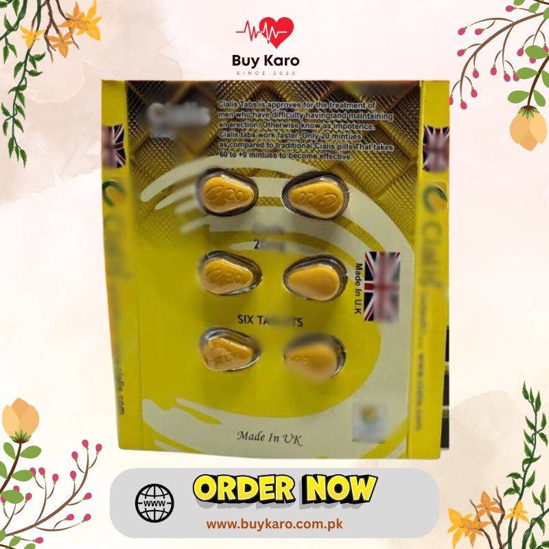 Cialis 20mg 6x Tablets – Made in UK