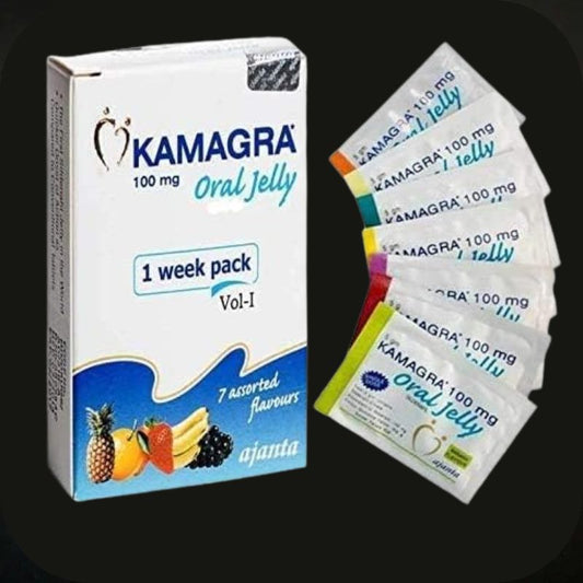 KAMAGRA Original Herbal Oral Jelly 7x100mg Hard Erections