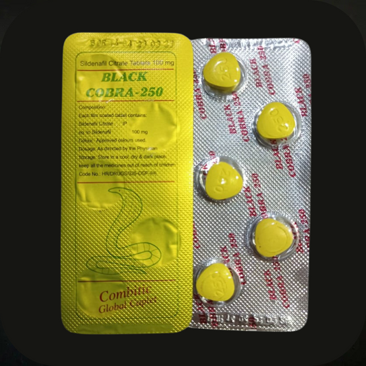 Black Cobra 250mg 20x Tablets For Men - Imported Indian